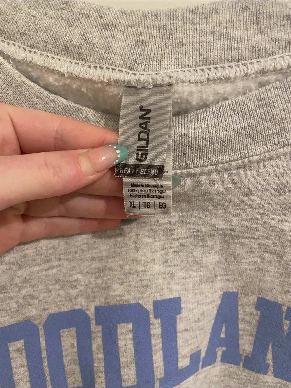 Woodlands gray sweatshirt